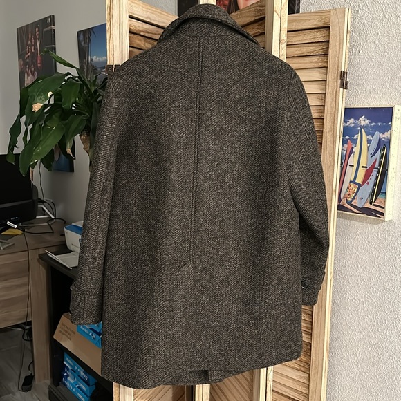 COS HERRINGBONE PEA COAT 6 NWT - Picture 8 of 17